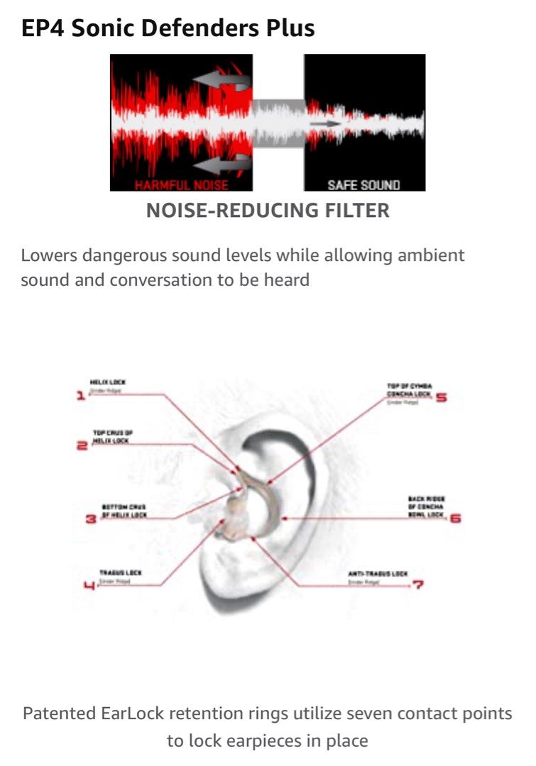 Surefire Earplugs Ep4 Triple Flanged Medium Black (Category: Ear Care) located in Laoag. Submitted by d.cluttr (Listing ID 1229828190, Image 3). Description: SureFire Ep4 Triple Flanged Black Medium.