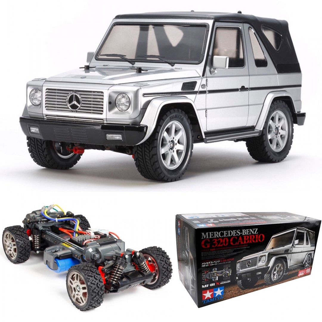 田宮模型Tamiya遙控車｜ 1/10 MF01X Mercedes Benz G-320 Cabrio