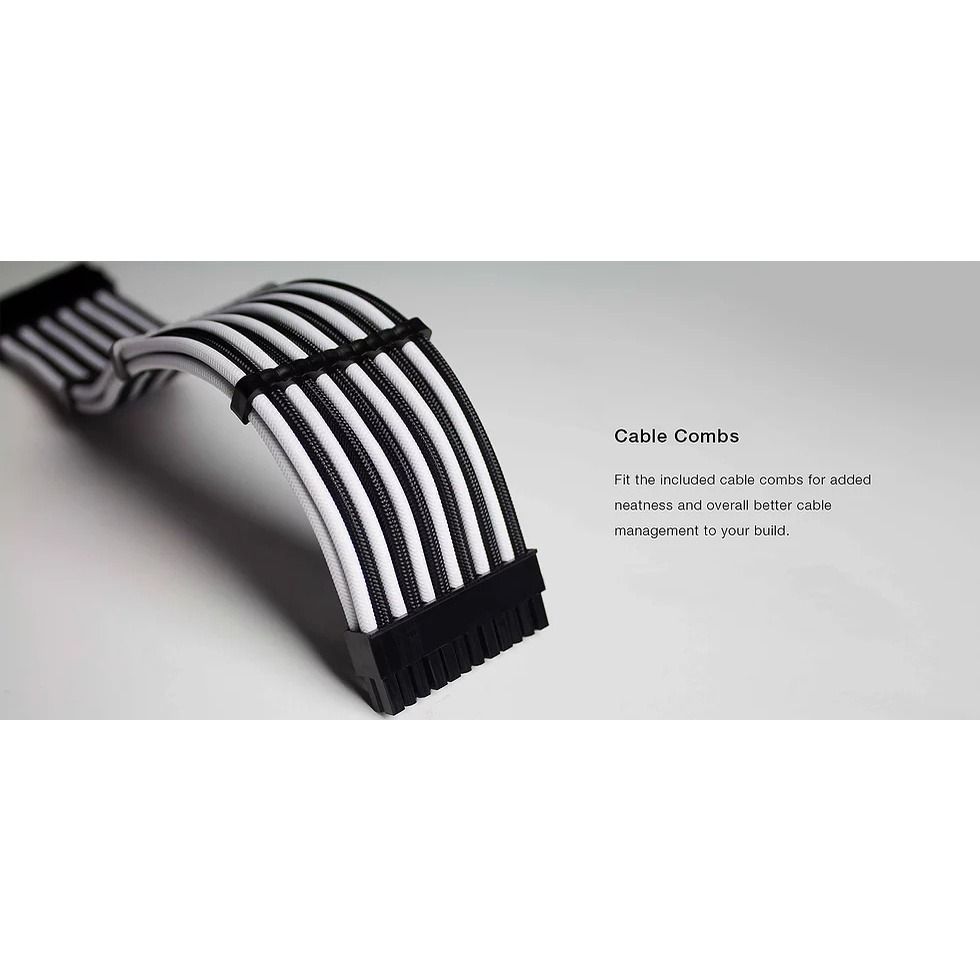 TECWARE FLEX PSU CABLE EXTENSION SLEEVES | INCLUDE CABLE COMBS ...