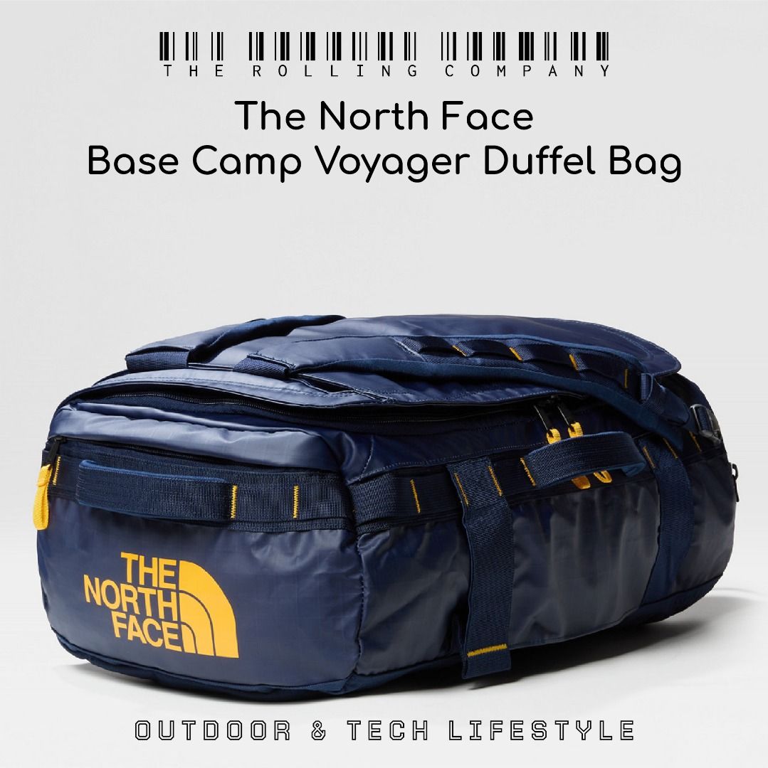 The North Face Base Camp Voyager Duffel Bag 32L 42L Carousell