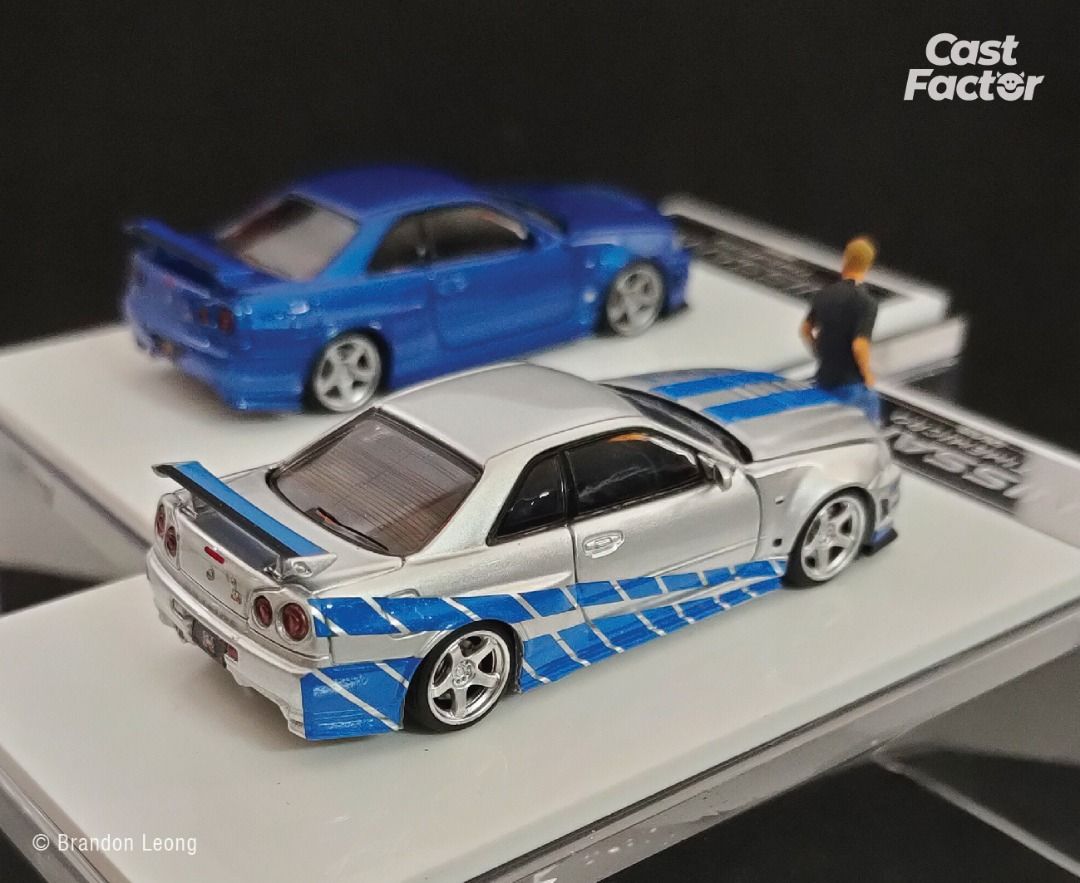 大人気☆ TIME Micro 1/64 ワイルドスピード ニッサン 日産 GTR R34