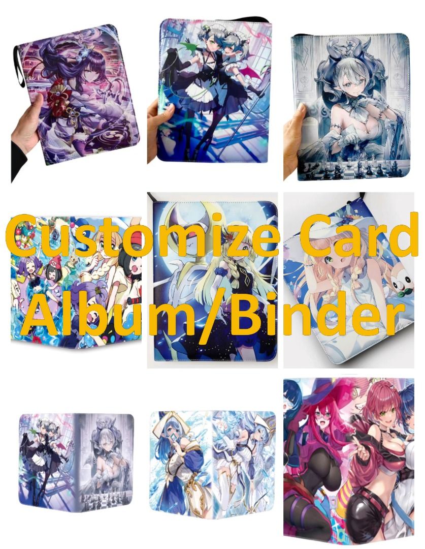 Top Quality Customize Card Album Card Binder 4 / 9 / 12 pockets top