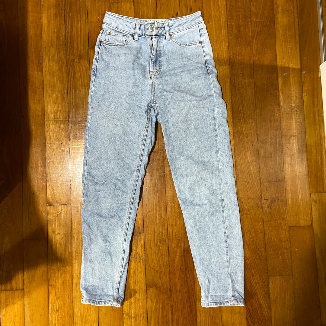 Topshop Mom Jeans, Women's Fashion, Bottoms, Jeans Leggings on