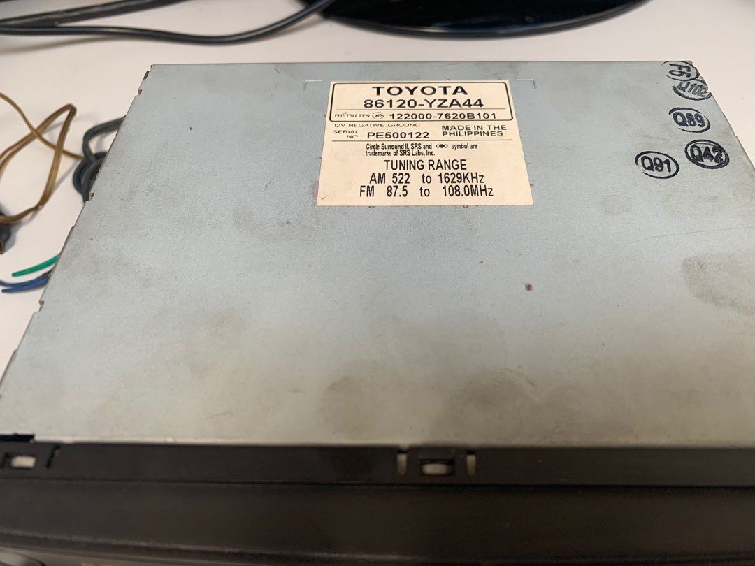 Toyota Stock Am Fm Car Stereo working condition, Car Parts ...