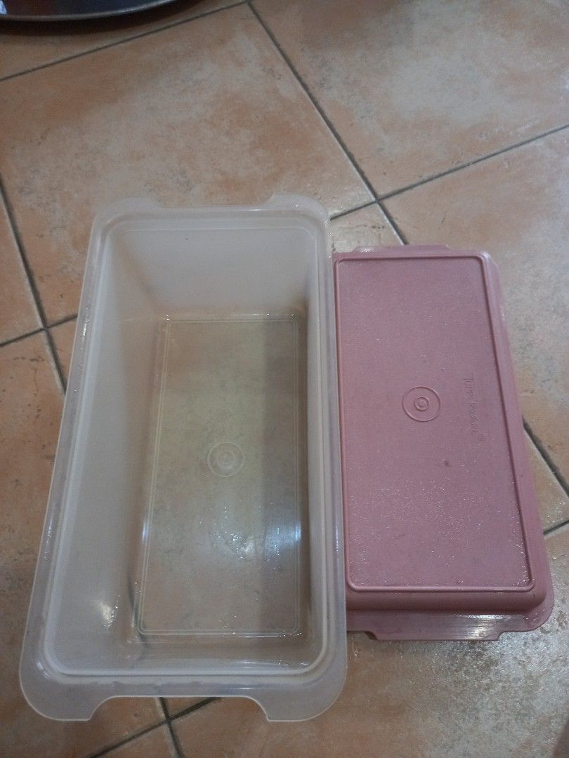 Tupperware Bread Container (Category: Food Organisation & Storage) located in Petaling Jaya. Submitted by christie13 (Listing ID 1229666841, Image 1). Description: Tupperware Brand..can put a loaf of bread. Supposed to keep bread fresh for longer. Live in PJ.