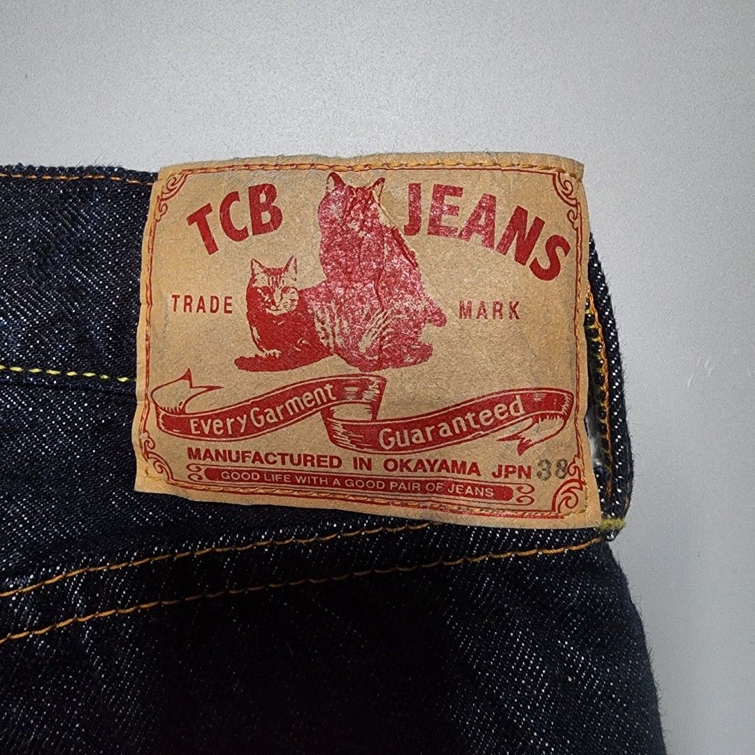 Two Cat Brand TCB 50s Straight Fit Selvedge Jeans on Carousell