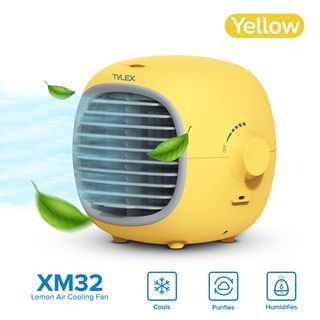 TYLEX XM32 Portable Lemon Air Cooling Mini Fan 200mL Tank Capacity Air Refreshing Low Noise Air Conditioner DC5V Type-C Input Air Cooler
P950