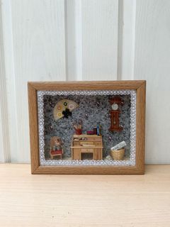 UK Dollhouse frame box/ Wooden Box frame