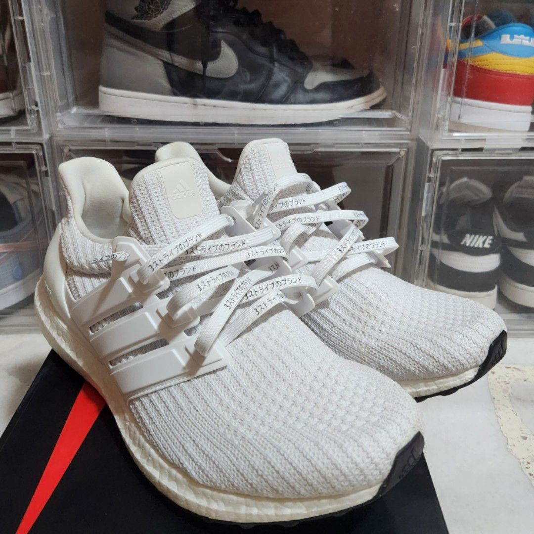 Ultra boost sales white laces