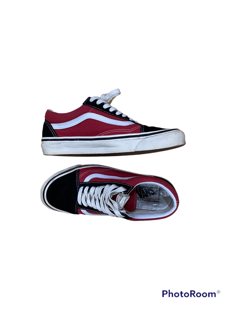 Vans old store skool black burgundy