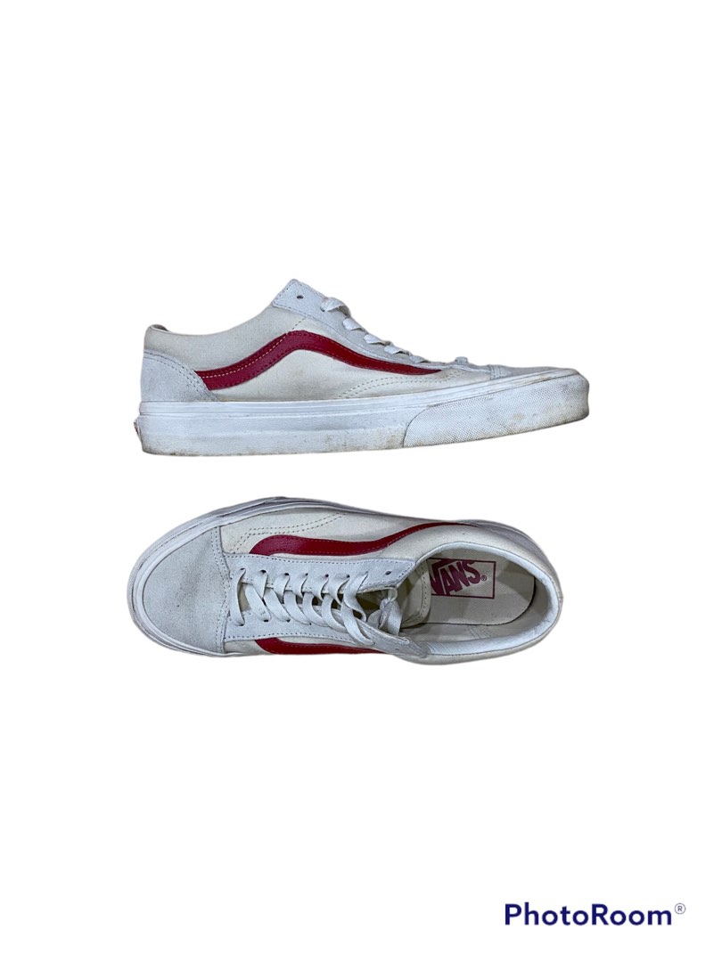 Vans old skool style 36 marshmallow racing red clearance