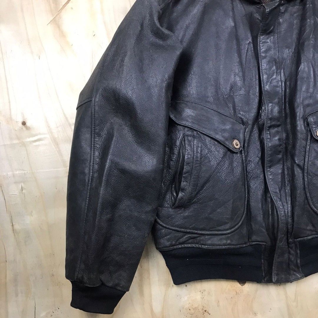 Vintage Avirex Leather B7 / A2 Jacket, Men's Fashion, Coats, Jackets ...