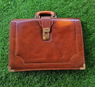 LOUIS VUITTON Briefcase Attache Business Bag Lawyer Monogram LV Vintage  Rare Vtg
