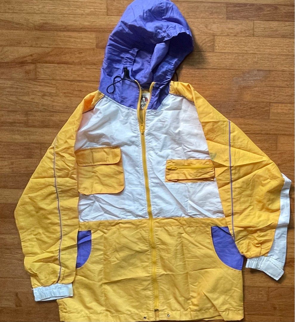 Purple and yellow new arrivals windbreaker