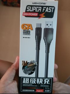 WEKOME Super Fast High Power 6A Type C Cable