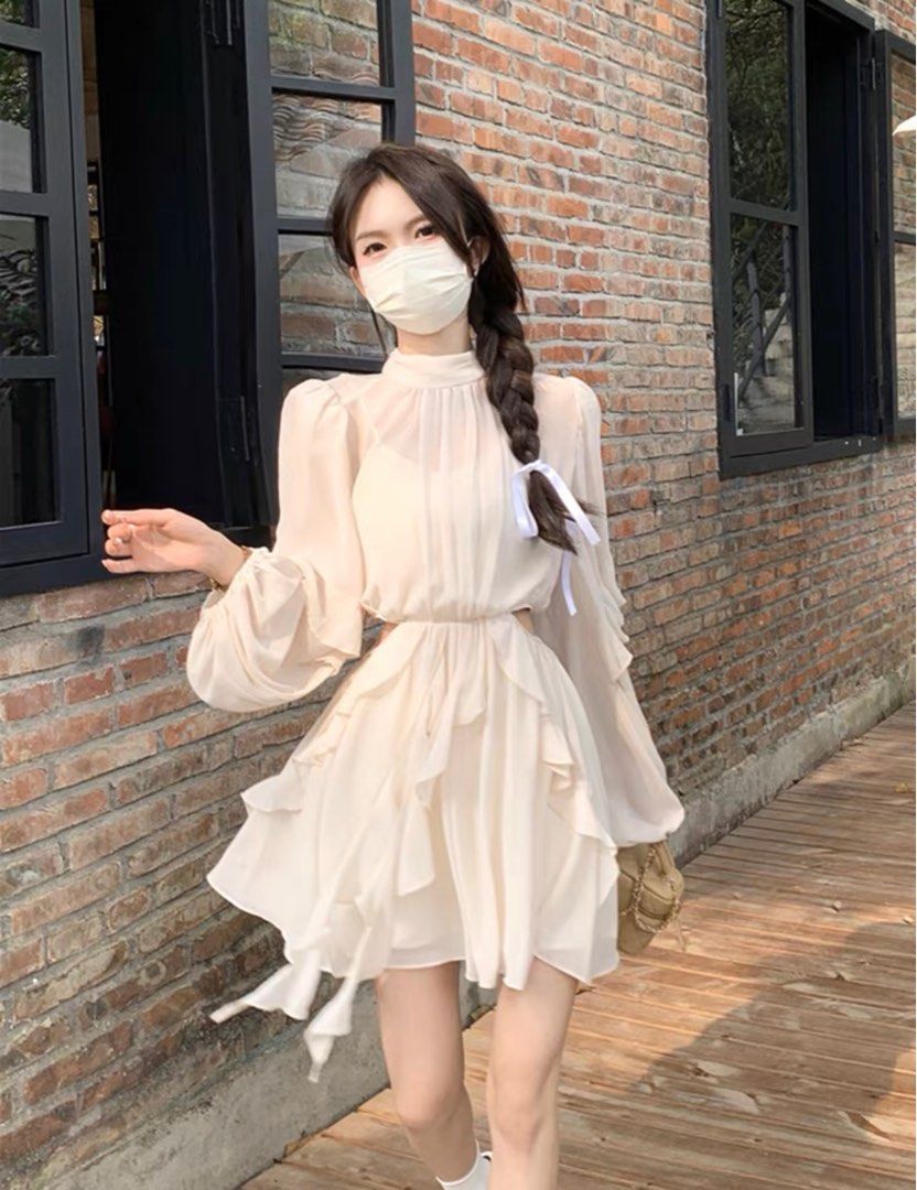 White best sale dress casual