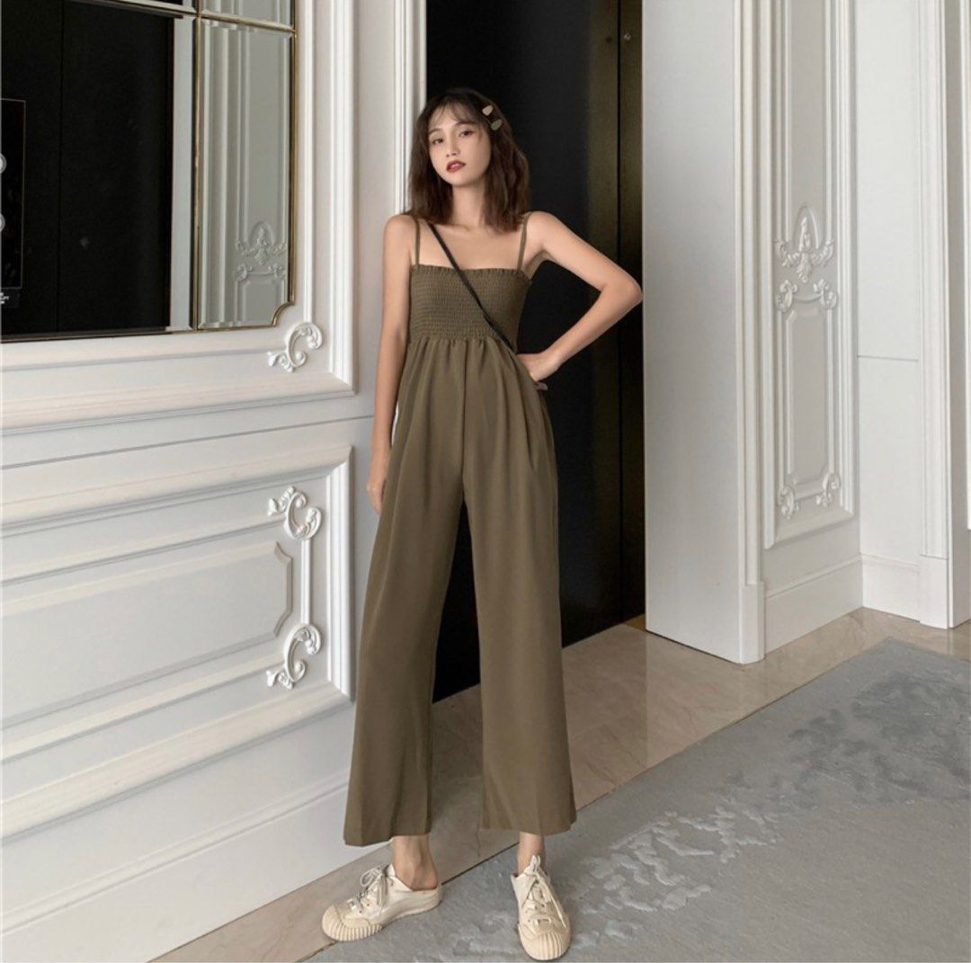 Korean fashion jumpsuit on sale