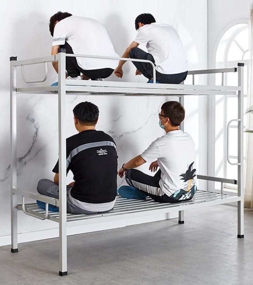 Foldable double deck sales bed