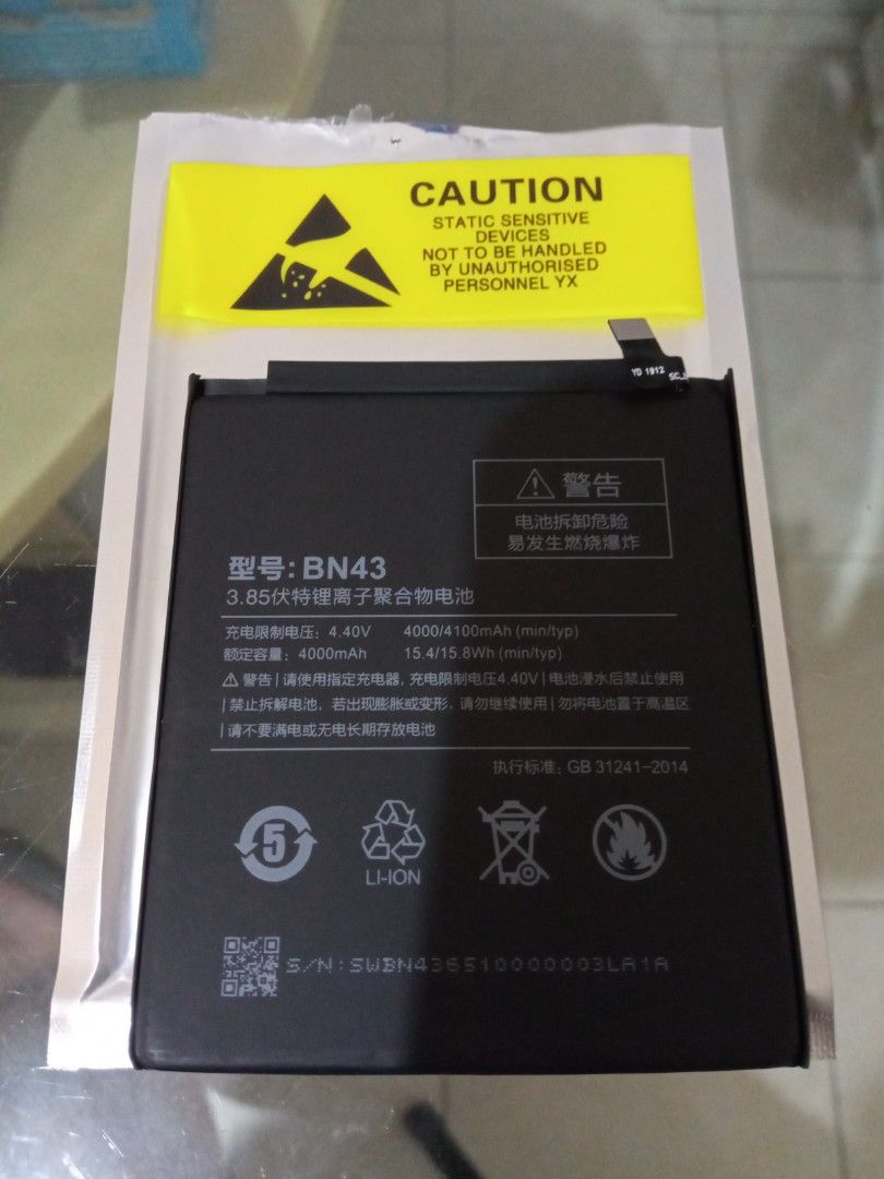 Xiaomi Redmi Note 4 battery BN43, Mobile Phones & Gadgets, Mobile ...