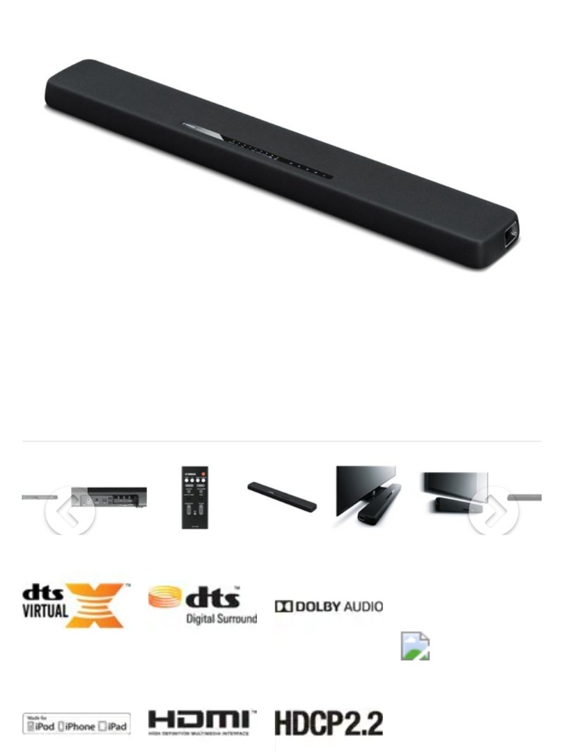 Yamaha soundbar, Audio, Soundbars, Speakers & Amplifiers on Carousell
