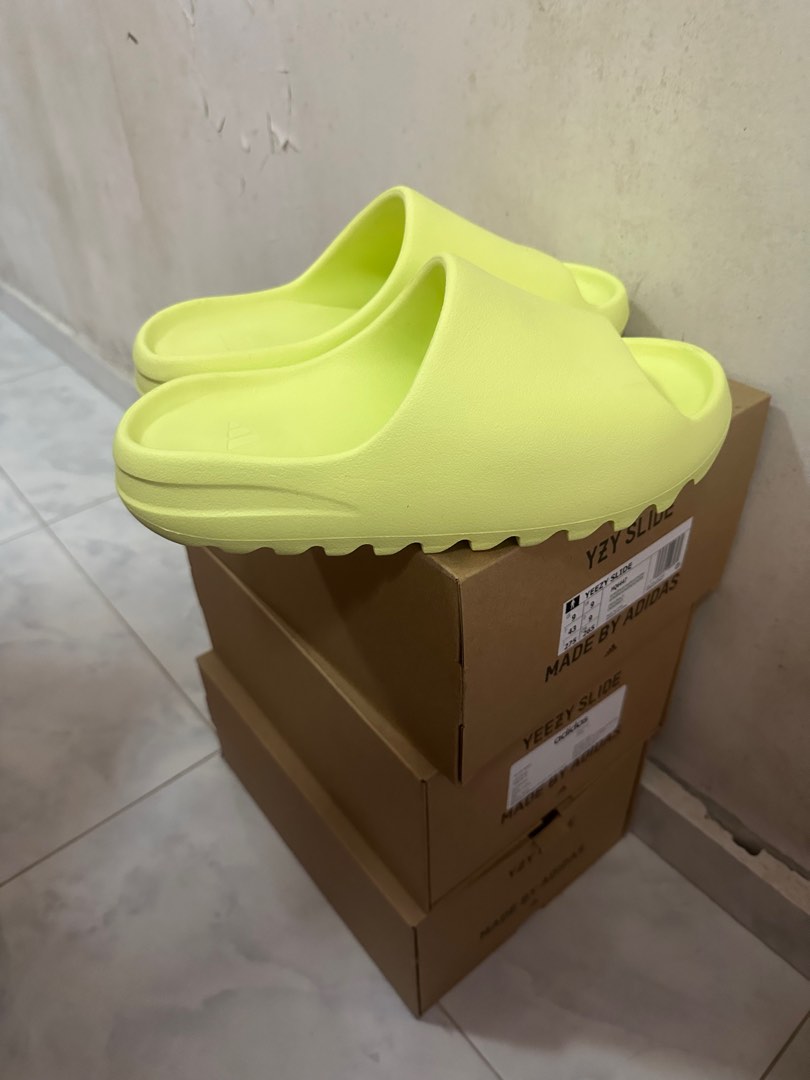 yeezy slides dark green