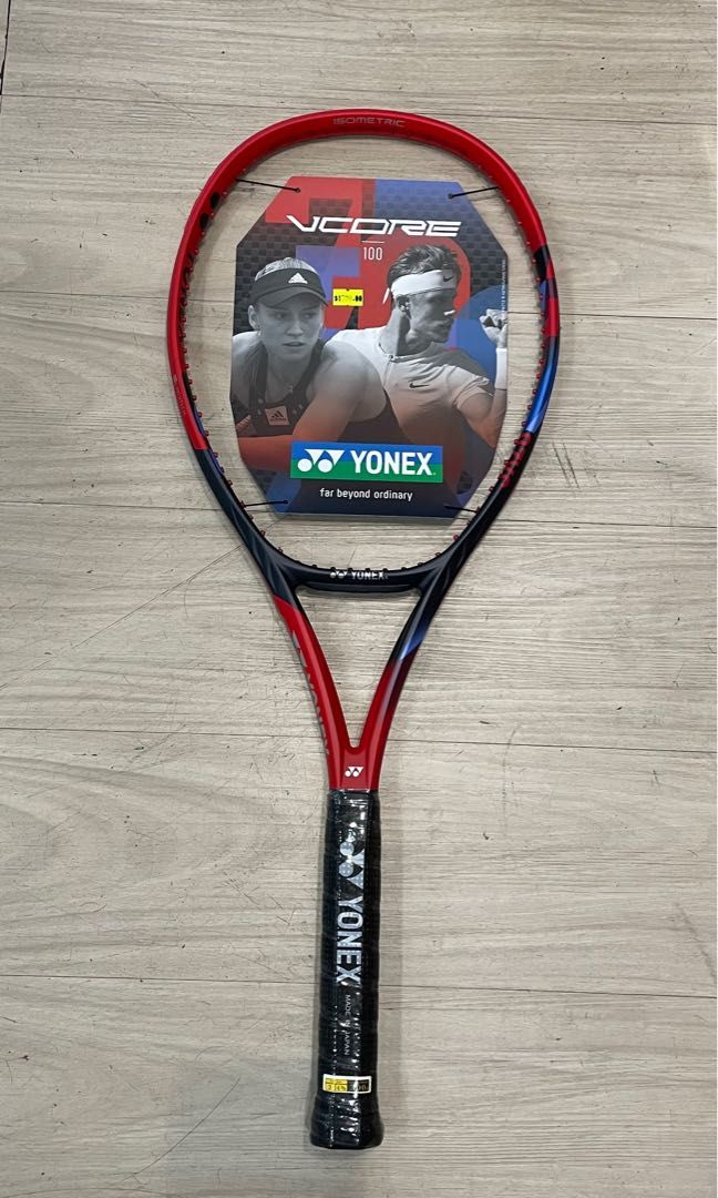 Yonex Vcore 100 2023 Tennis Racket, 運動產品, 運動與體育, 運動與