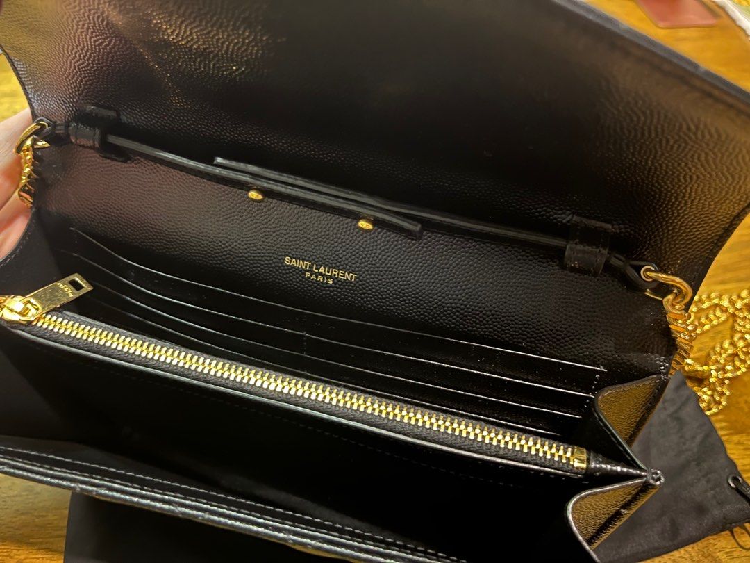 YSL Envelope Chain Wallet, Women's Fashion, Bags & Wallets, Purses