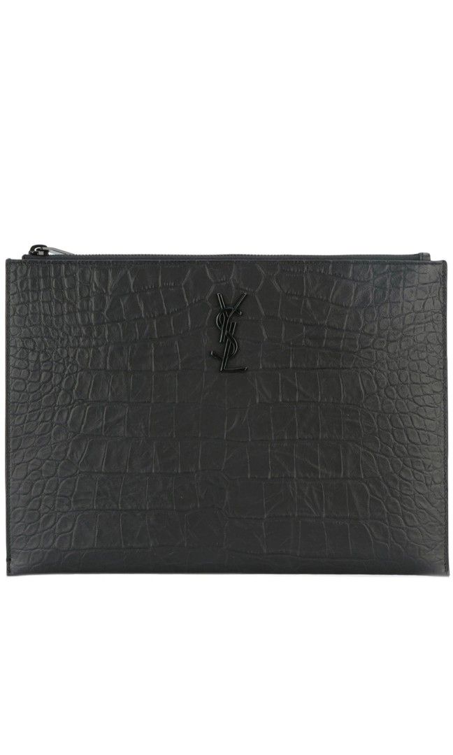 Ysl zip clutch outlet
