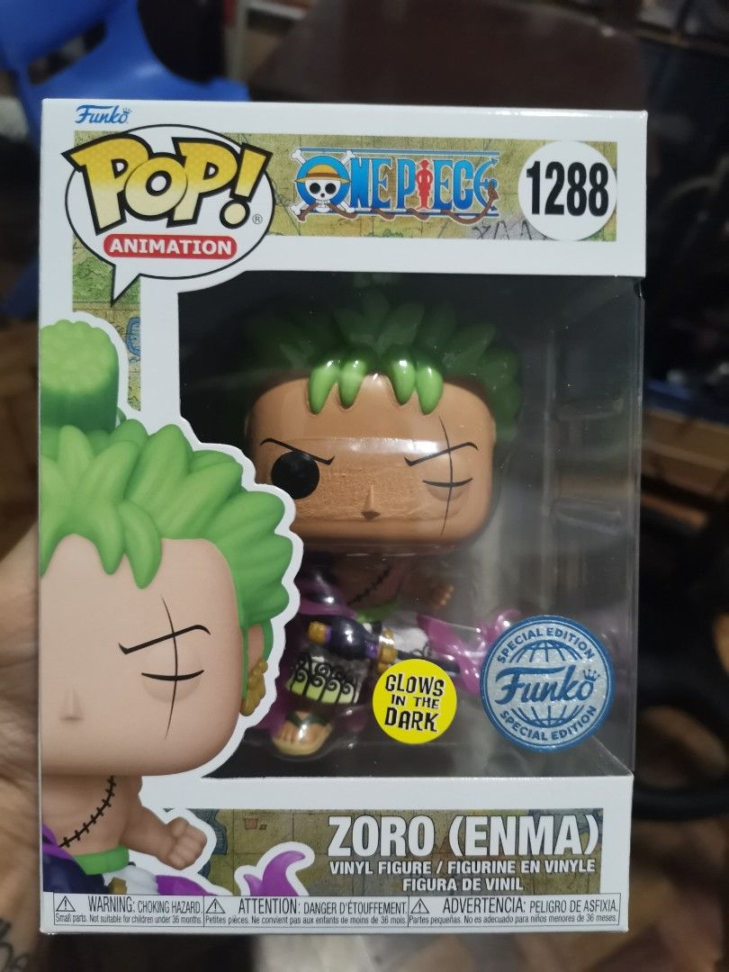 Funko Pop! One Piece: Zoro (Enma) (GITD) #1288 (Chalice Collectibles)