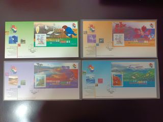 香港2001年郵展小全張首日封4枚，蝕本價賣