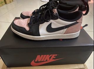 26.5cm）Nike air Jordan 1 low og pink粉色珊瑚粉9成新有原盒