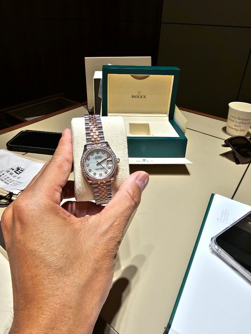 Rolex lady datejust 31 on outlet wrist