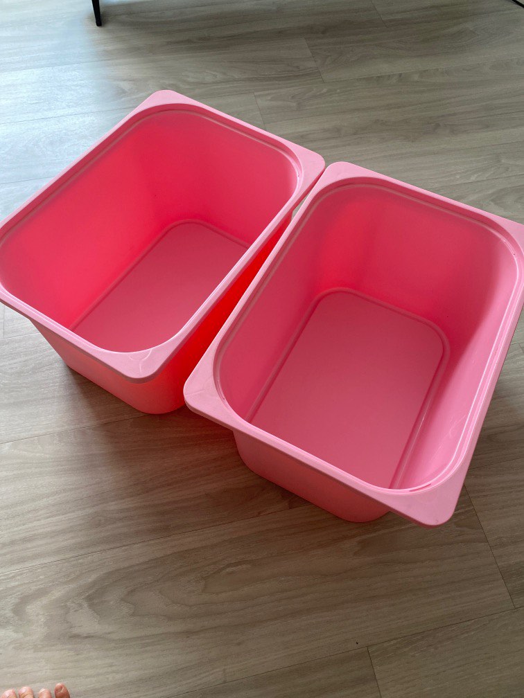2 Ikea trofast storage box, Furniture & Home Living, Home Improvement