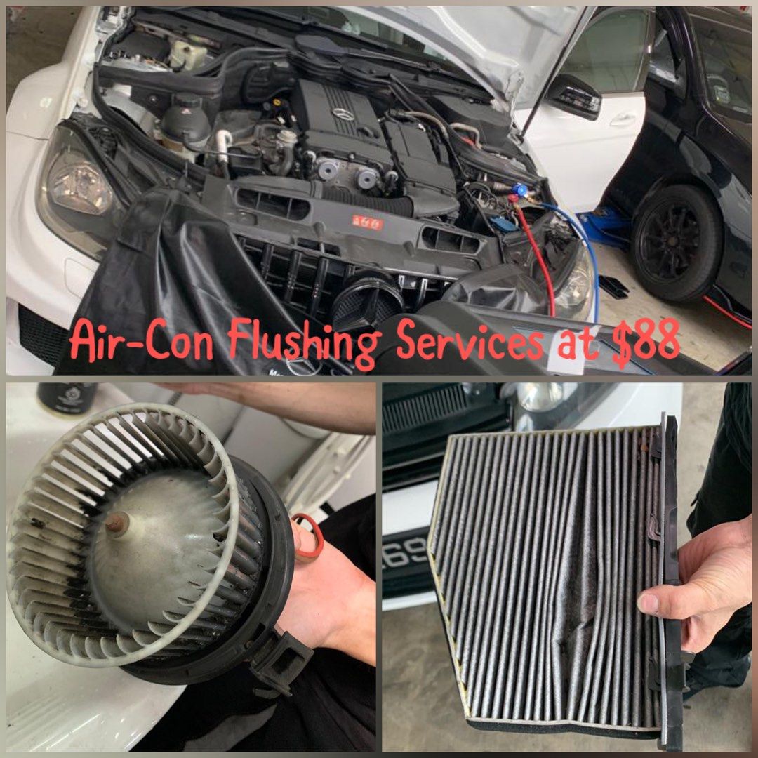 3K REVIEWS! Car AirCon Flushing Services/AirCon Repair/AirCon Filters