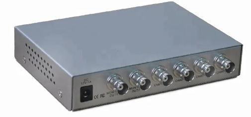 4CH Color Video Quad Processor Splitter For CCTV System, Furniture ...