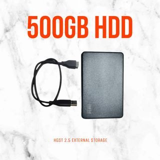 500gb external HDD