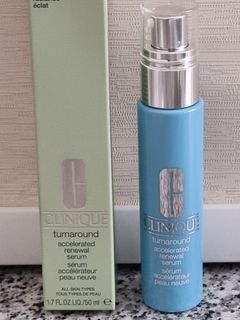 50ml clinique turnaround accelerated renewal face serum