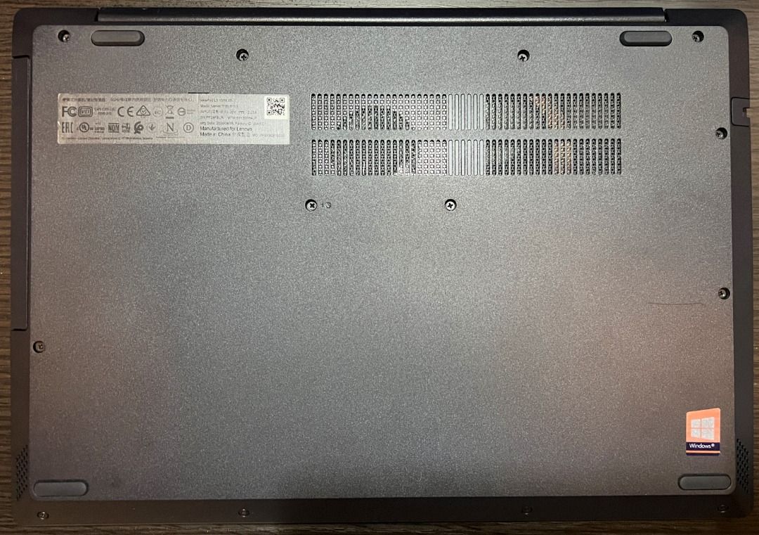 90%新Lenovo L3 15IML05 / 10代i5-10210U/ 12GB/ 全新256GB SSD/ 1TB