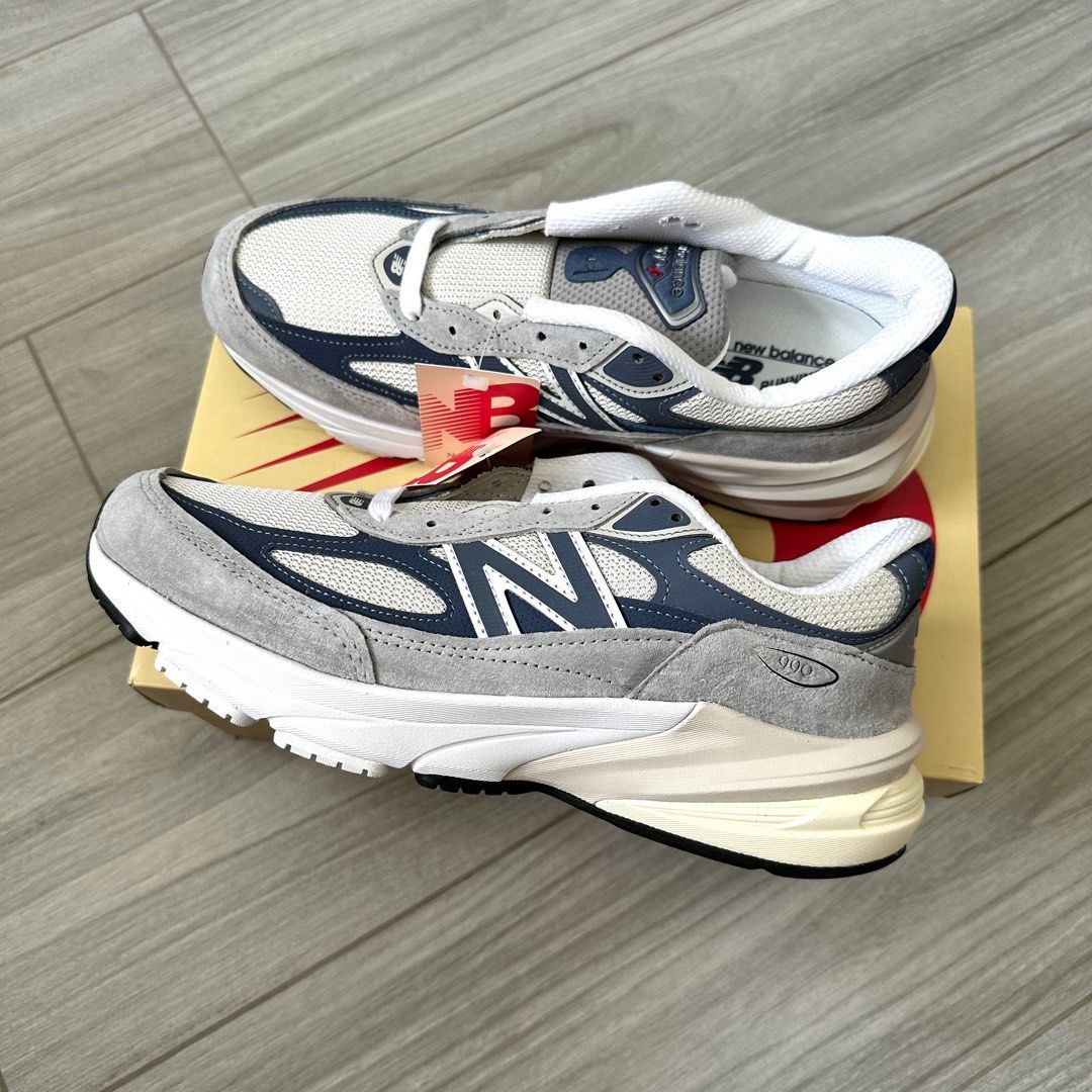 現貨全新男裝US9 New Balance 990V6 Made in USA 灰藍NB sneaker 波鞋