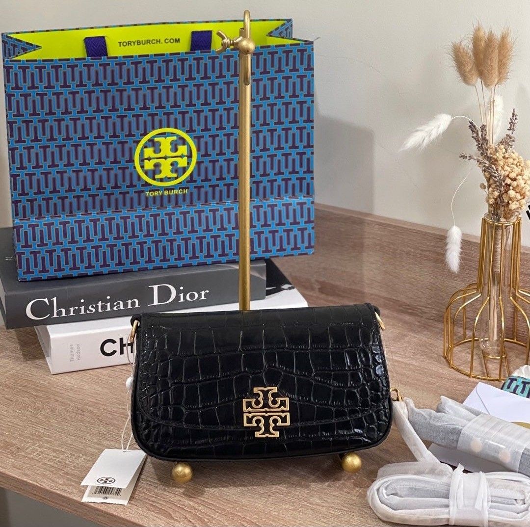 Tory burch saddle bag sale online