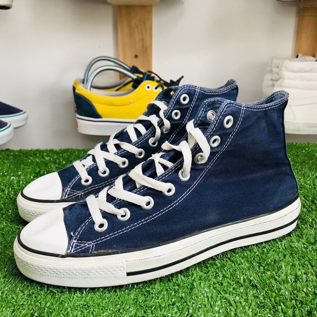 CONVERSE HIGHCUT DARK BLUE USED ITEM BUNDLE SNEAKER JOGGING RUNNING SHOES
