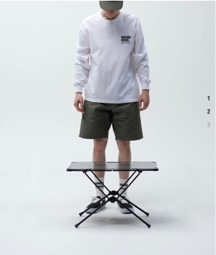 ネイバーフッドネイバーフッド　NH X HELINOX . SOLID TOP TABLE