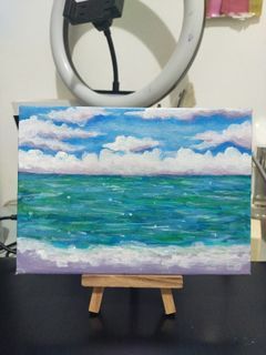 Open Harga Berapapun Acrylic Painting 01 by Malva Radienka (Lukisan)