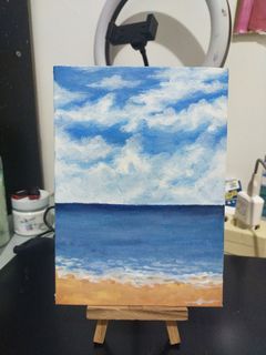 Open Harga Berapapun Acrylic Painting 02 by Malva Radienka (Lukisan)