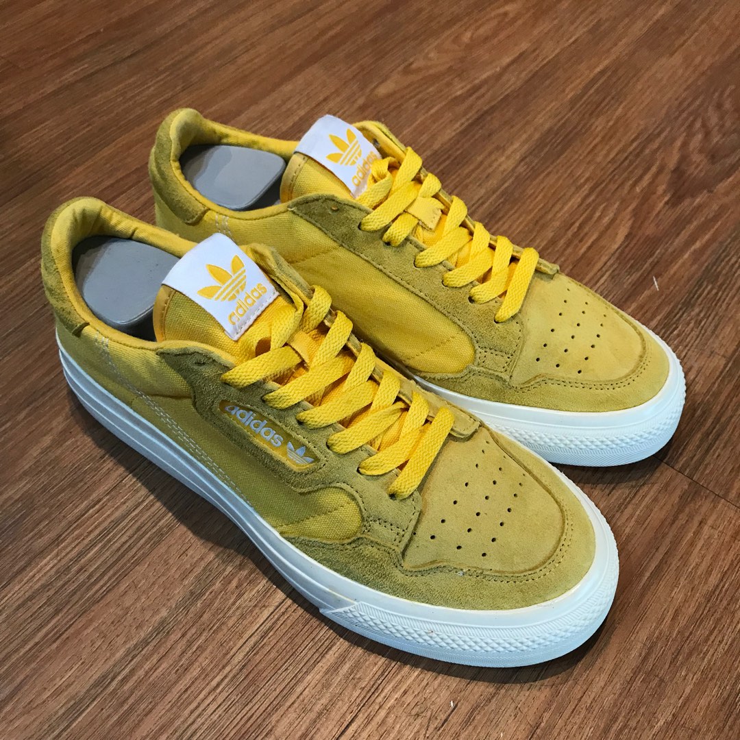 Adidas continental vulc yellow casual original