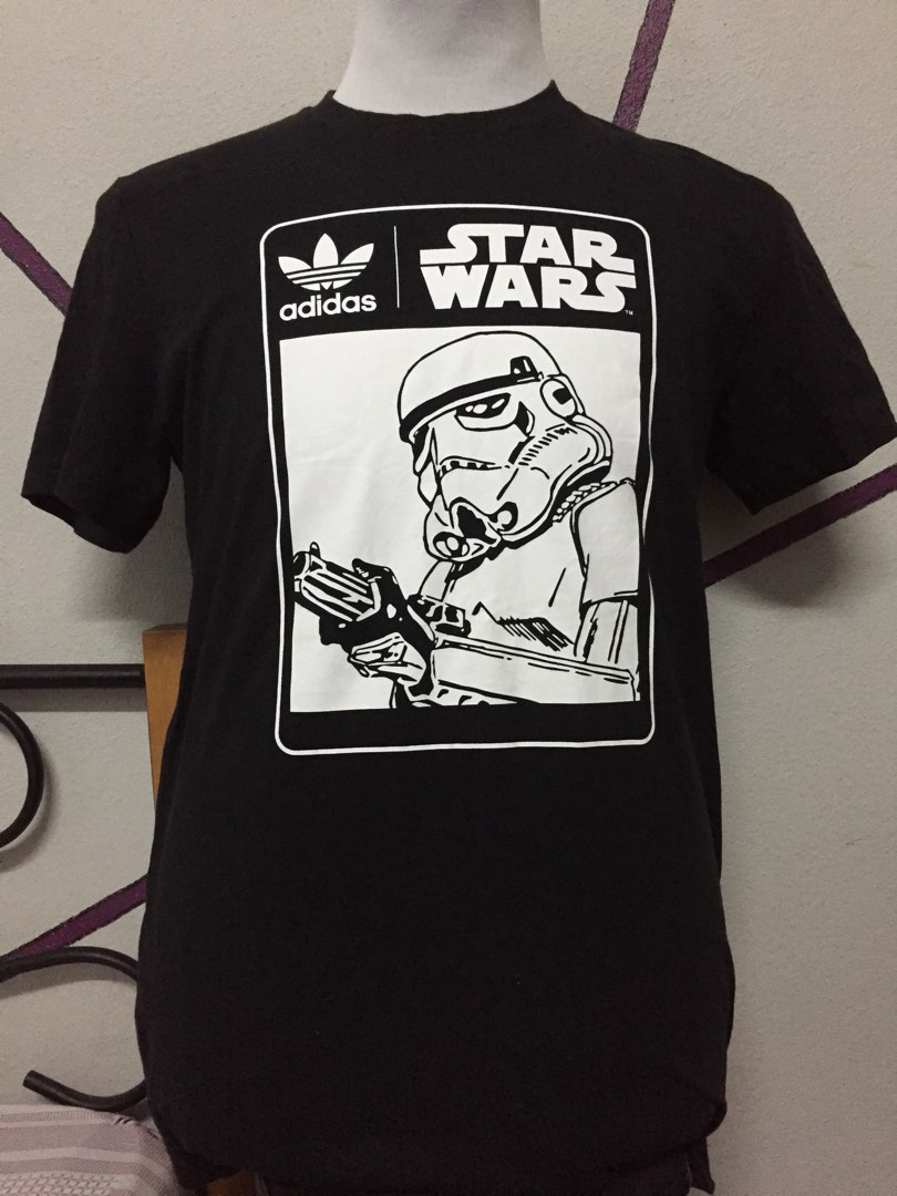 Adidas x Star Wars x T shirt x Tee Men s Fashion Tops Sets