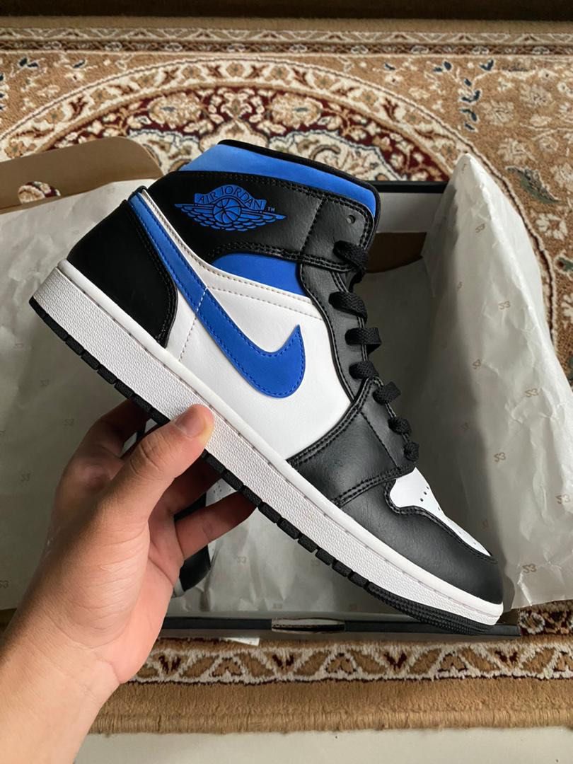 Jordan 1 mid best sale 43