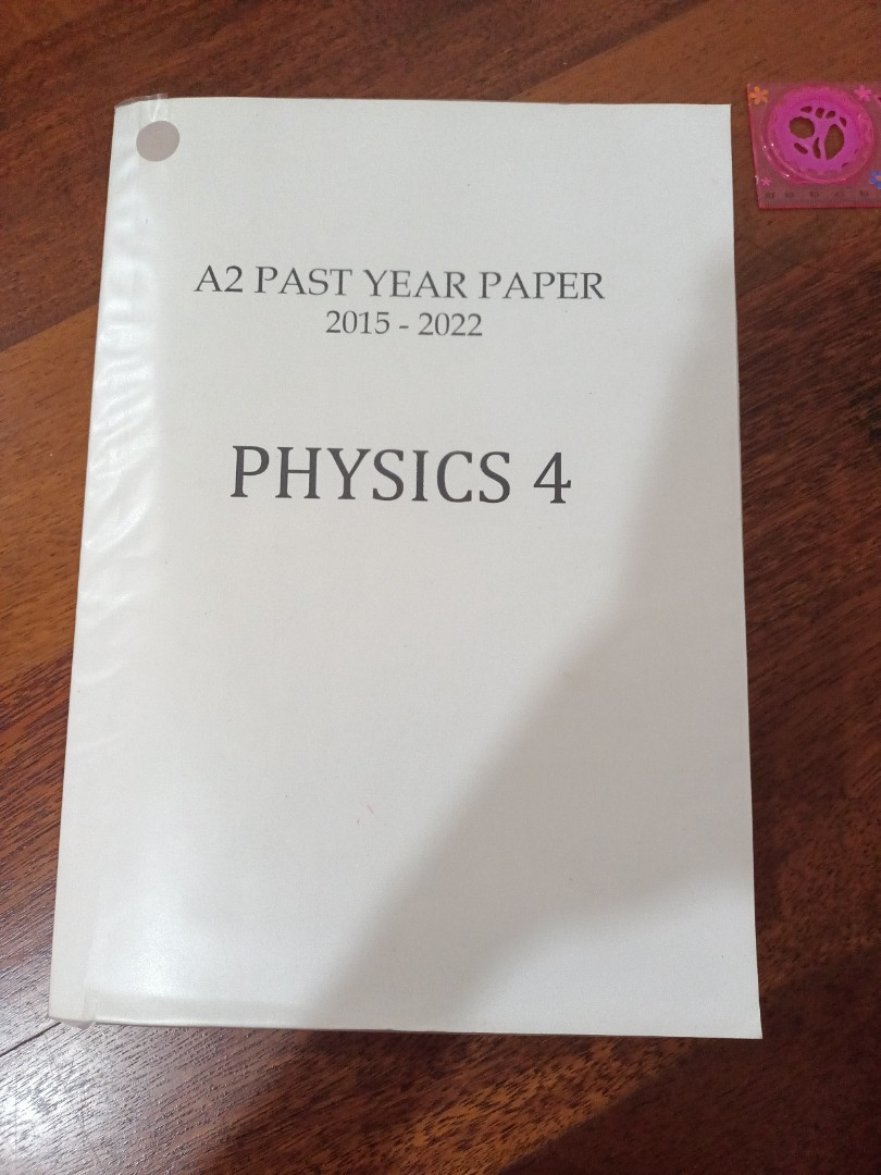 A-level Physics paper 4 past year question, Hobbies & Toys, Books ...
