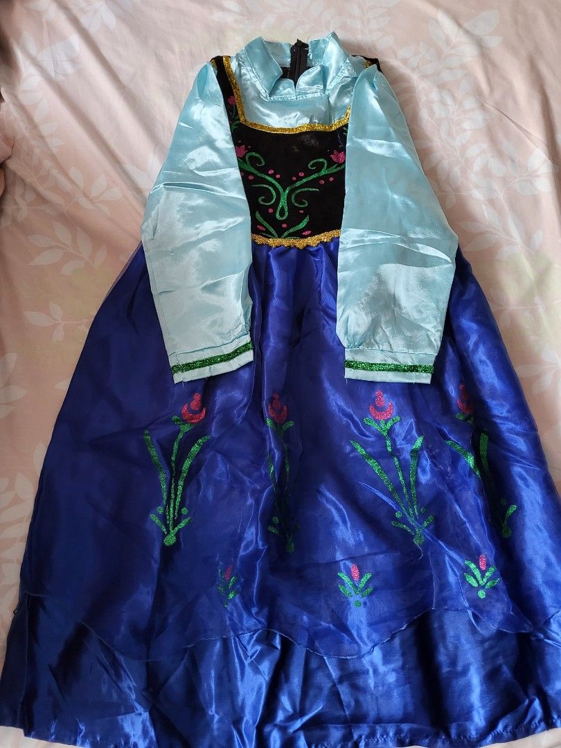 Frozen Inspired Princess Anna Green Dress Costume Set, Halloween Costume,  Christmas Gift - Princess Rapunzel Shop