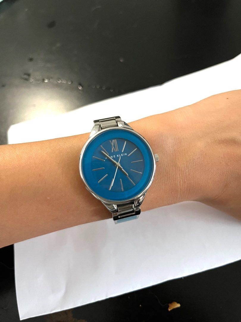 Anne klein blue watch new arrivals